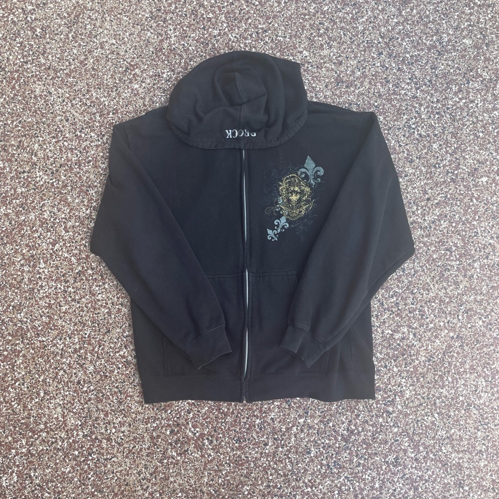 South Pole Black Zip-Up Hoodie